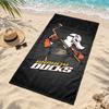 Anaheim Ducks Microfiber Beach Towel Quick Dry Sand Free Lightweight Beach Towels for Travel Swimming Camping