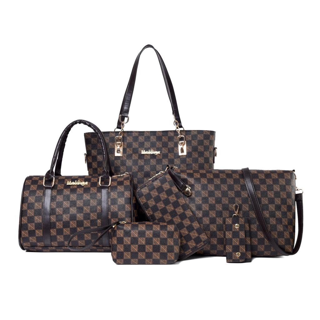 Large Capacity Bag Women's New Child and Mother Multi-piece Set Portable Women's Bag Popular Printing Single Shoulder Oblique Span Tote Bag