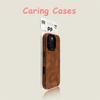 For iPhone 16 Pro Max Case Burgundy Crazy Horse Leather MagSafe Vintage Luxury Shockproof Compatible with iPhone 15 14 13 12