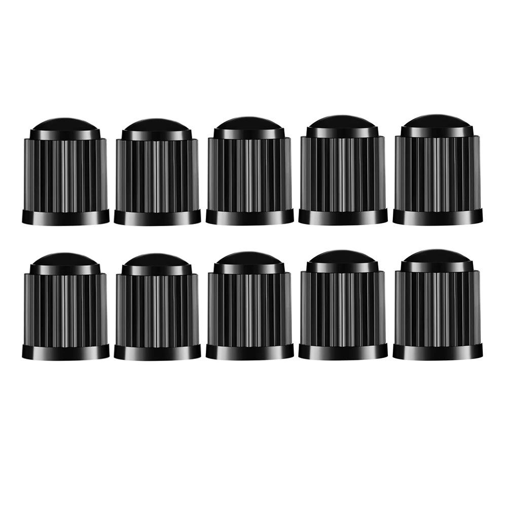 Black Plastic Valve Cap for Car and Bicycle Tires