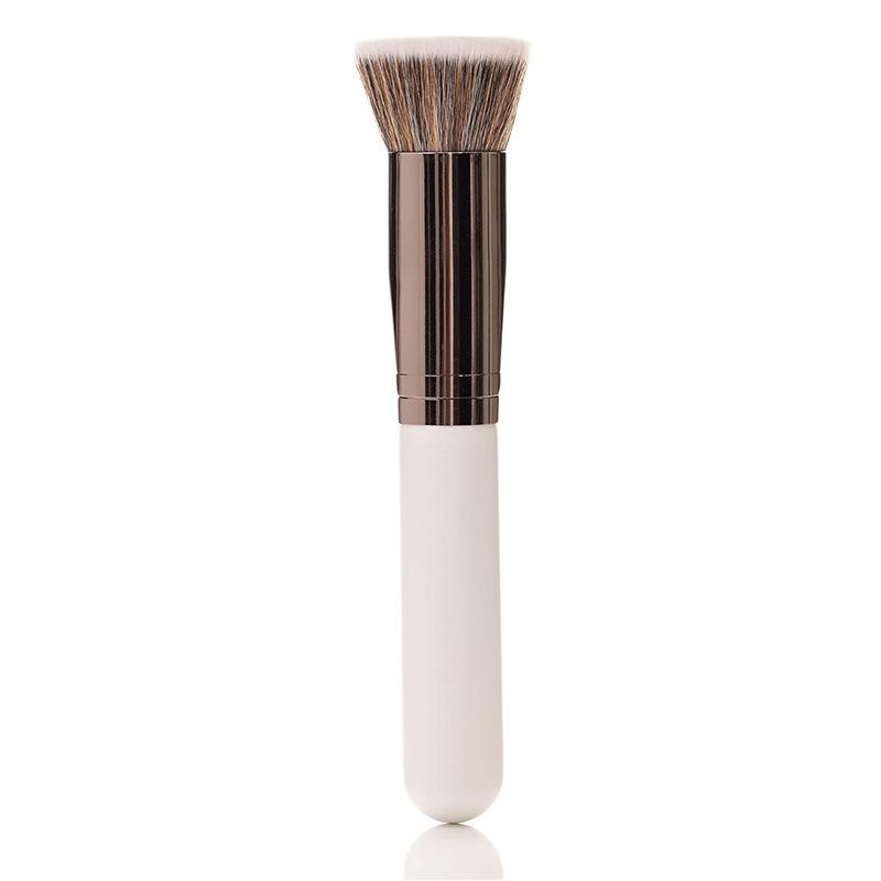 Makeup Brush Foundation Brush Extra Large Soft Bristle Flat Head Foundation Brush Loose Powder Blush Brush Beauty Tool Foundation Brush【White