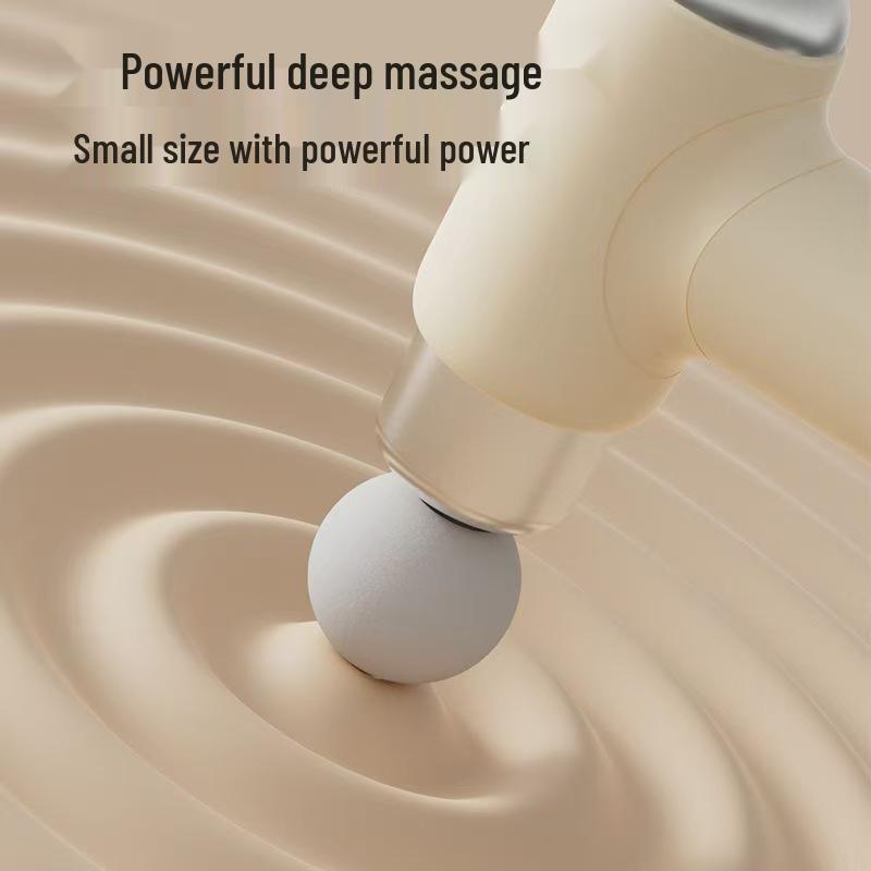 Portable Electric Mini Fascia Gun Massager - Hot-Selling Fitness Device with Interchangeable Heads