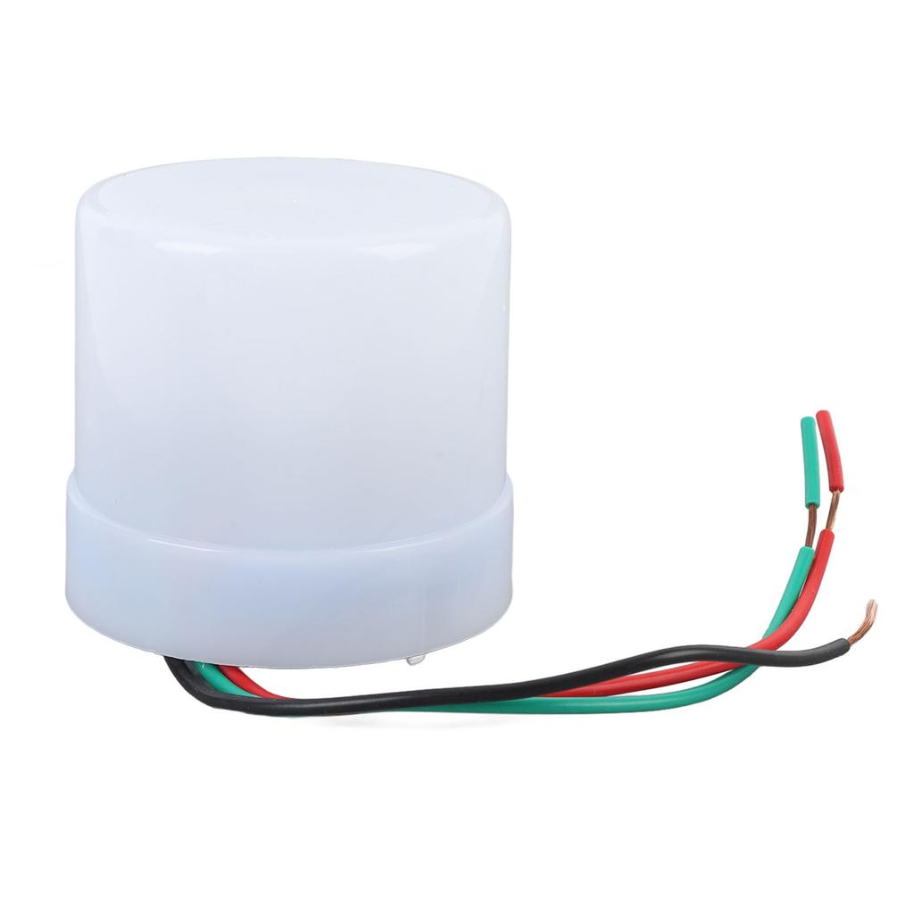 Light Control Sensor Outdoor Lighting Photocell 25A Dusk to Dawn Hard Wired Automatic On Off with Illumination Detection