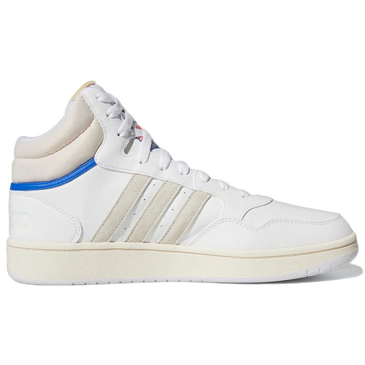Adidas Hoops 3.0 Mid Chalk White Royal Men Sneakers Cloud-White Core-Black GZ1345