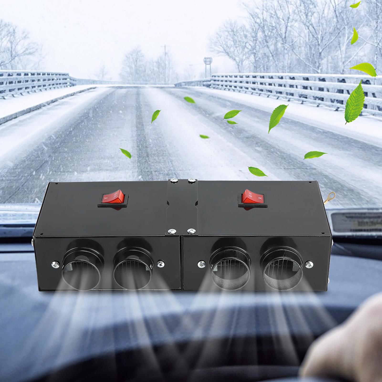 

500W 4 Holes Car Vehicle Heater Defroster for Heating Air Purification Defrosting12V