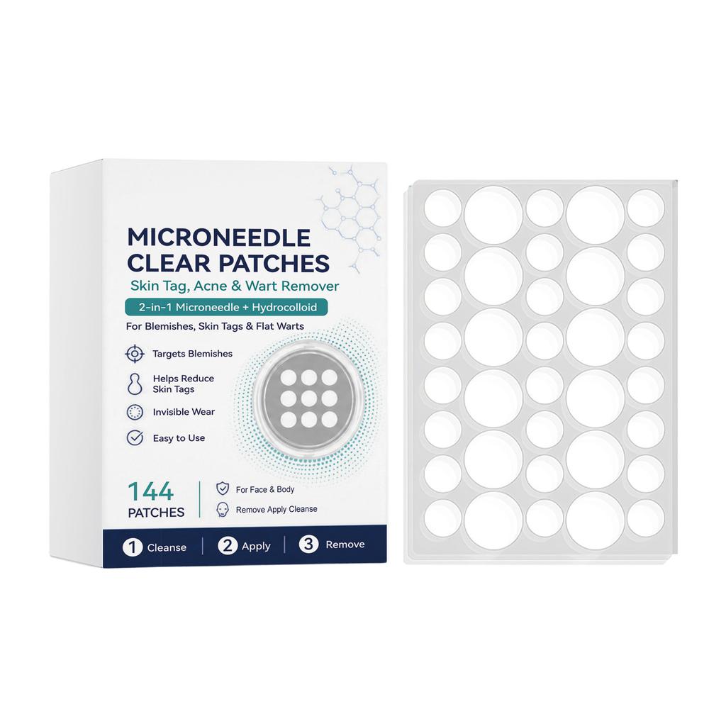 Salicylic Acid Acne Patches, Gentle Formula Facial Pimple Patch, Soothing Skin Care, Hydrating & Smoothing, Invisible Spot Treatment, 144 Count