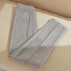 High Waist Wool Blend Pants Women Winter Thicken Plush Lined Harem Pantalones Office Casual Warm Ankle-length Woolen Spodnie