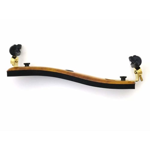 Viva La Musica Augustine Violin Shoulder Rest, Maple/Gold