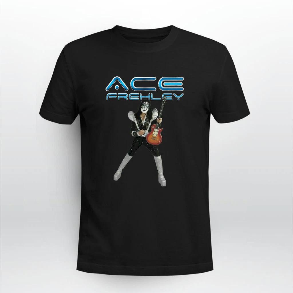 Ace Frehley Black Cotton Shirt FULL Size S-5XL Unisex HT383