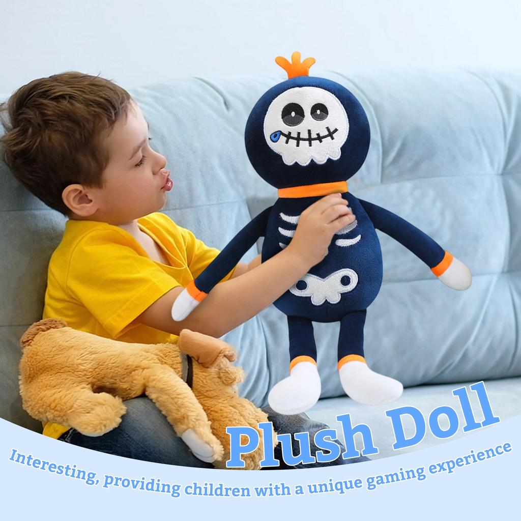 Halloween Skulls Plush Doll Skulls Pillow Toy For Boys And Girls