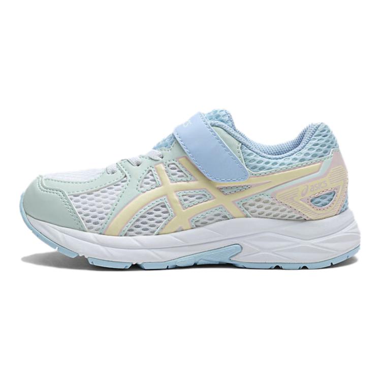 

Asics Contend Jog PS Легкие Дышащие Кроссовки для Бега Детские Кроссовки Белый Зеленый Синий 1014A356-101 27