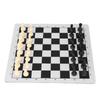 Travel Chess Board Game Set Professional Standard Folding Roll Up Travel Chess Board with 32 Chess