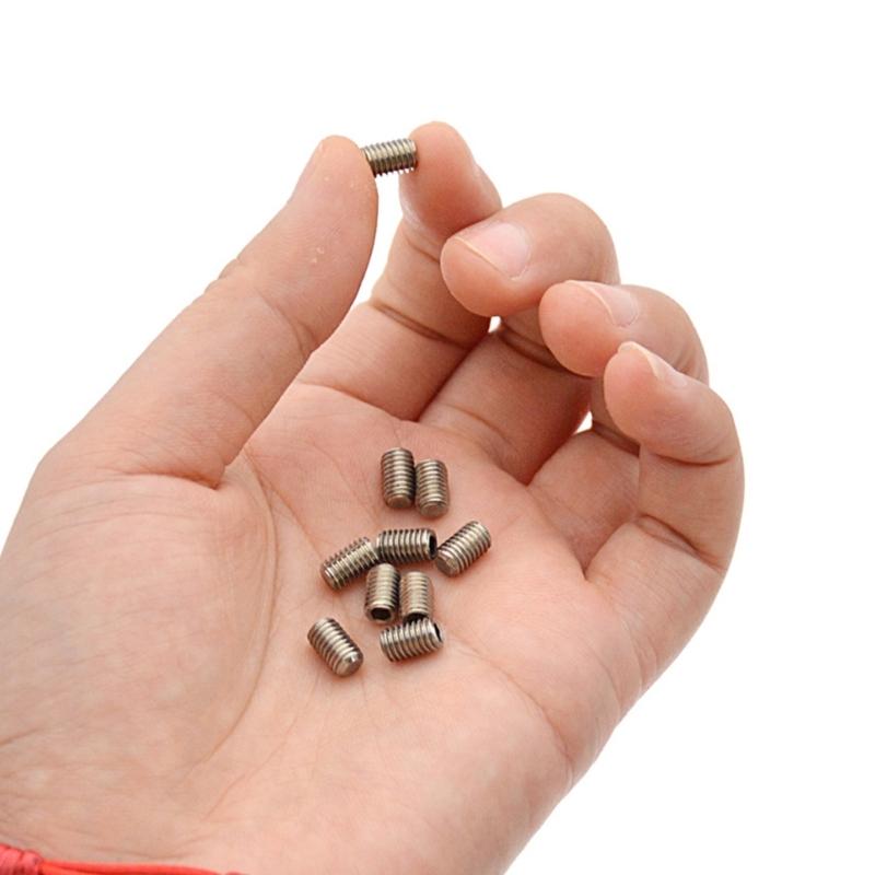 10 Pcs Stainless Steel Surfboard Grub Screws 5mm Fin Plug Screws Replacement Surfboard Fin Screws Surfing Accessories