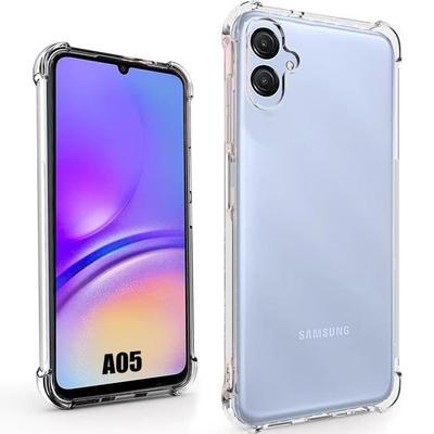 Protective Case - Samsung - Galaxy A05 - Silicone - Transparent - Reinforced Shockproof