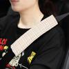 1PC  Flower Shoulder Protector Cartoon Creative Car Seat Belt Shoulder Protector Interior Accessories Princess Bow Decor
