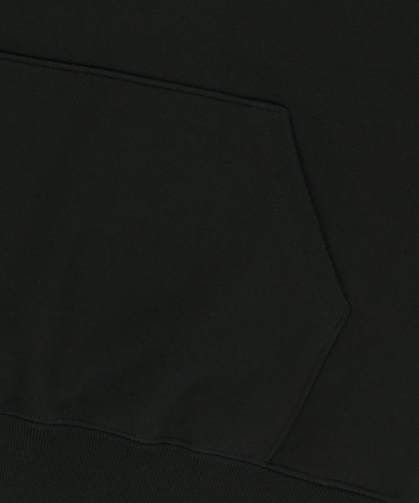 Patchwork Tag Hoodie - Black
