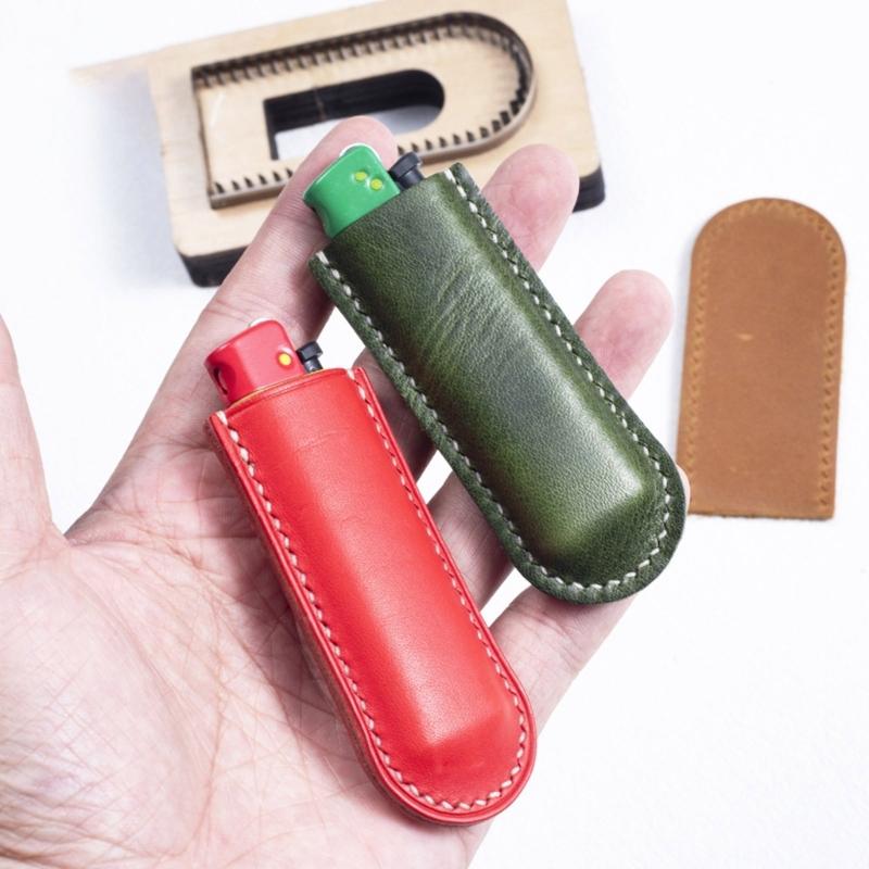 Fashionable Small Leather Cutting Die Convenient for Craft Handbag Coin Holder Keychain and Without Sewing Card Designs