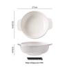 Ceramic Double-Handle Soup Noodle Bowl