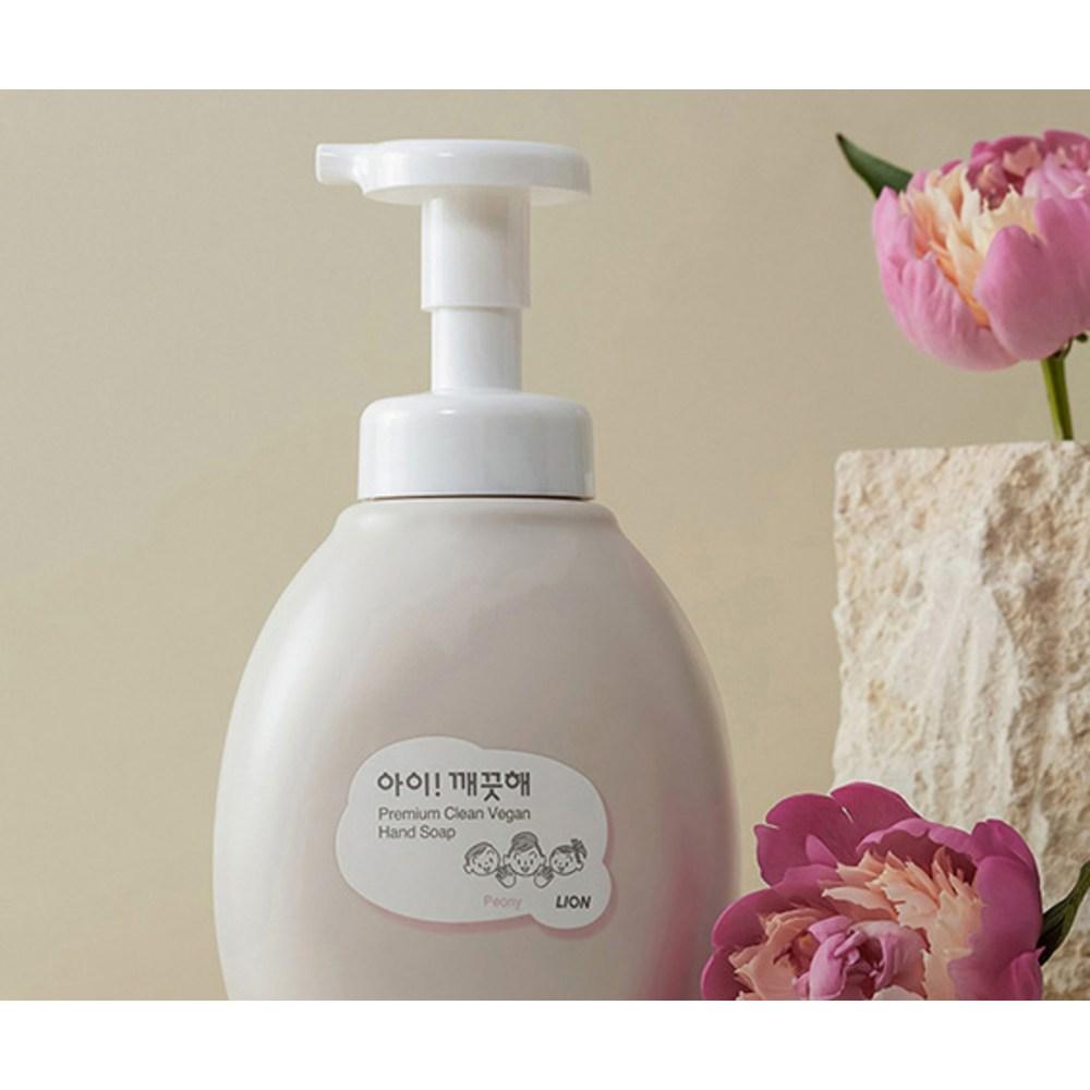 Savon mousse pour les mains végétalien iClean Premium Clean, parfum pivoine, 450 ml, 2 unités