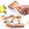 Wood Rolling Pin Non-Stick Dough Roller for Pizza Pastry Ergonomic Mini Dough Rolling Pin Easy-Clean Essential Baking Tool for Home Kitchen
