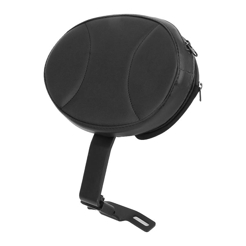 Motorcycle Adjustable Plug In Driver Backrest Rider Sissy Bar Pad For Harley Dyna Softail Electra Road Street Glide Road King