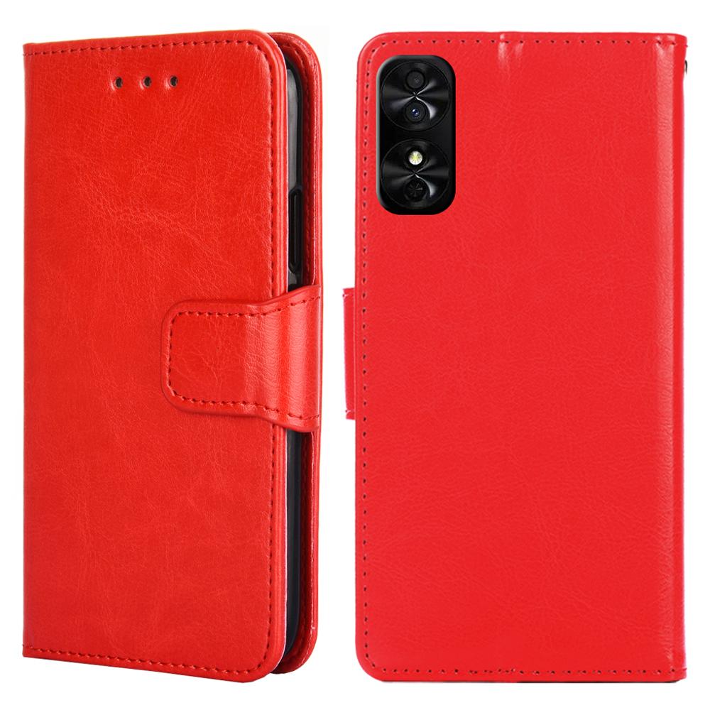 For TCL 50 SE Case PU Leather Magnetic Flip Shockproof Folio Phone Cover