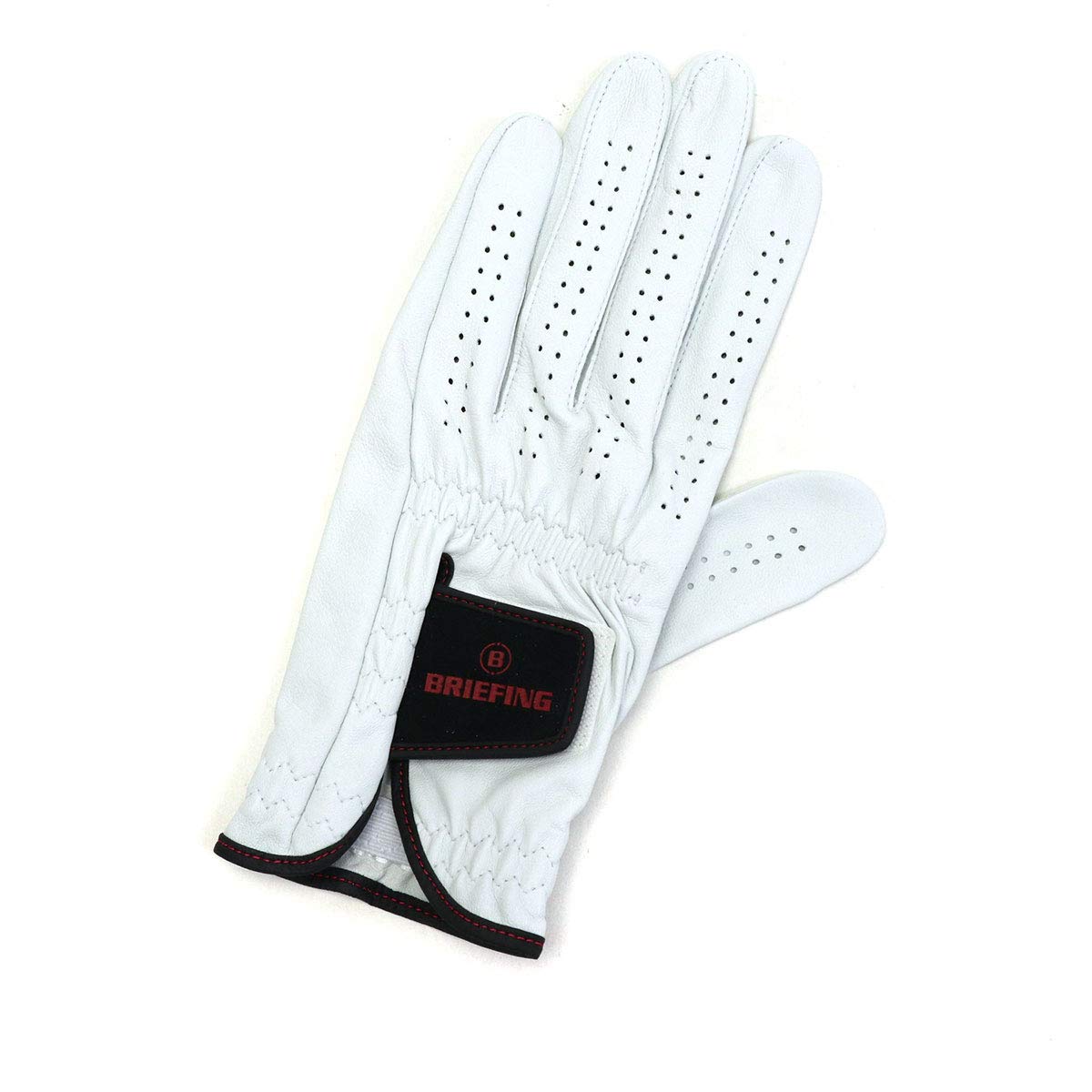 

BRIEFING GOLF Premium Leather Left Handed Glove BRG201A16 Size 24 [BRIEFING] Men s Glove-L White/000