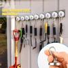 1-6PCS Strong  Magnetic Hooks 360°Rotating Carabiner Magnet Ring Keychain Hook Home Kitchen Bathroom Hanging Hangers