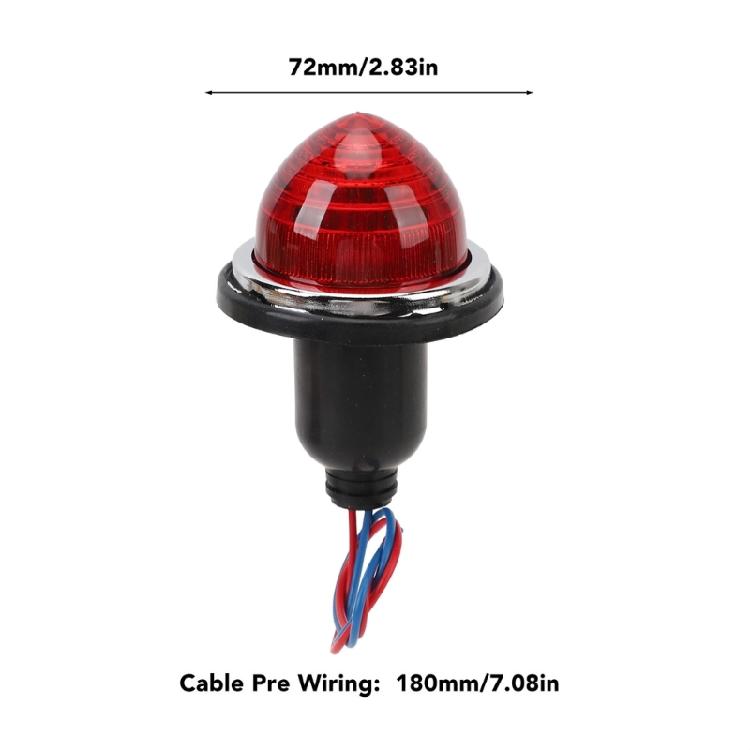 2Pcs Rear Brake Stop Light Tail Lamp Rear Indicator Lamp for Classical Car Automotive Accessories Easy Installation