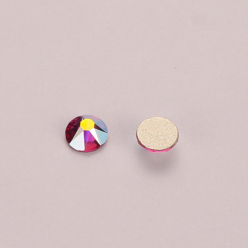 Rhinestone 2088 Round Shape 16 Cut Faces High Quality Non Hotfix Crystal AB Rhinestone for Garment Decorations