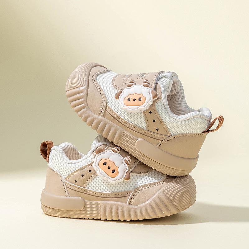 

Spring Unisex Toddler Walker Shoes: Soft Sole, Non-Slip, Breathable for Ages 1-3 Size 16: Insole 12.3cm (Fits 11.8cm foot)