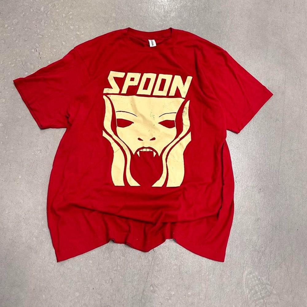 

2000s spoon alien face band TShirt Unisex For Fan Tee All Sizes Unisex T-Shirt XXL