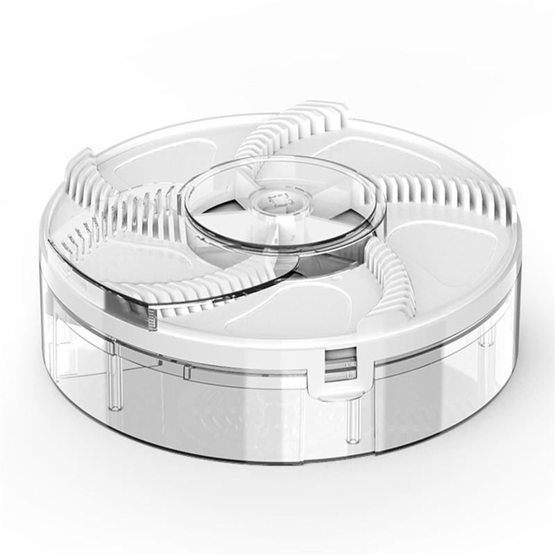 Trappola per mosche elettrica 1200mAh USB ricaricabile automatico pigliamosche rotazione di sicurezza dispositivo di cattura parassiti silenzioso rifiuto di insetti per interni