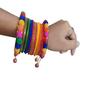 @ Beautiful Velvet Worked Glossy Finished Bangle Set For Women And Girls Zr-1560-60%Off