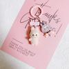 Doll Vinyl Sitting Cute Baby Mobile Phone Pendant Keychain Handmade DIY Car Pendant