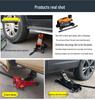 Horizontal Hydraulic Jack for Auto Repair: 3, 4, 5 Ton Capacity - Ideal for Small Cars, Trucks, and Tire Changes.