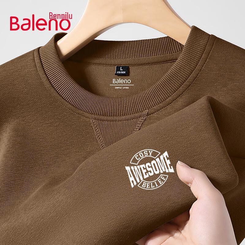 Baleno Men's Heavyweight Round Neck Sweatshirt