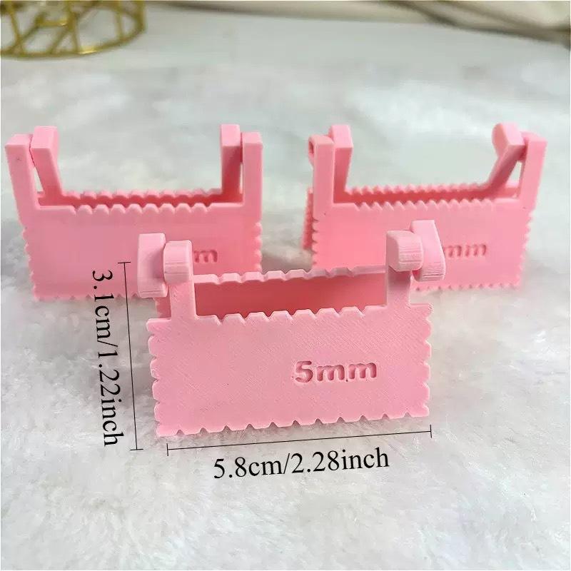 3Pcs Adjustable Spacer Sewing Edge Guide Folded Rolling Edge Guide Clip On Edge Diy Craft Garment Repair Sewing Tools