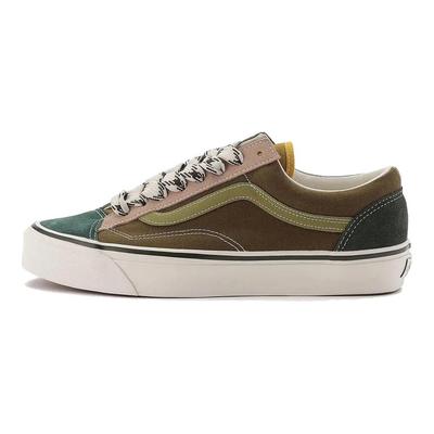 Chaussures de Skateboard Unies Basses Résistantes à l'Abrasion Old Skool Premium Marron Baskets Unisexes VN000D9R97N
