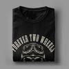 Crazy Motorcycle Vintage Rider Ride To Live T Shirt Men Women 100% Cotton Forever Two Wheels Tees Shirt Printing Clothing
