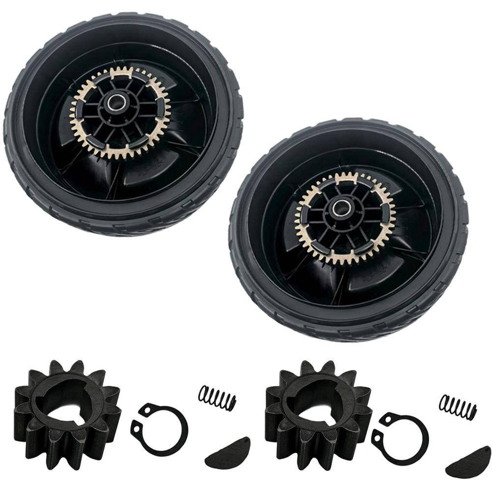 8\" Lawn Mower Wheels & Drive Gear Kit For Honda 44710-VR8-N00ZA 42710-VR8-N00ZA Garden Tools Easy Installation