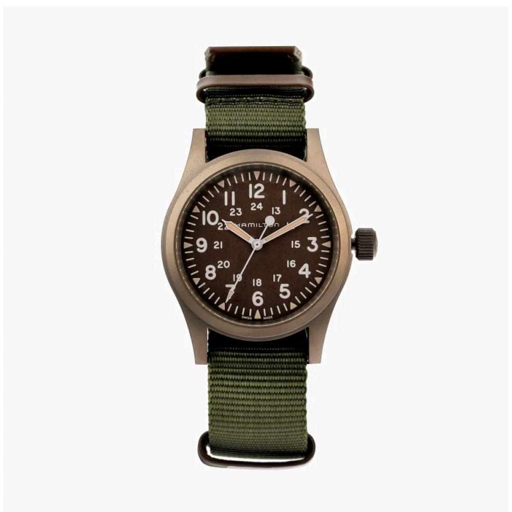 Hamilton H69449961 Khaki Field Mechanical Men S Nato Watch