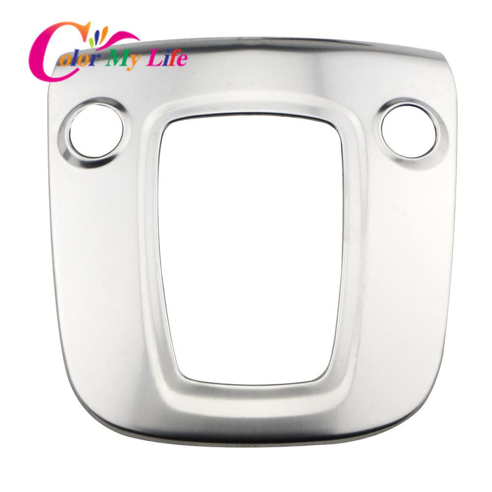 

Color My Life, 1 шт., автомобильный Стайлинг из нержавеющей стали для Hyundai Kona Kauai 2017-2022, автомобильная головка переключения передач, крышка панели Konb