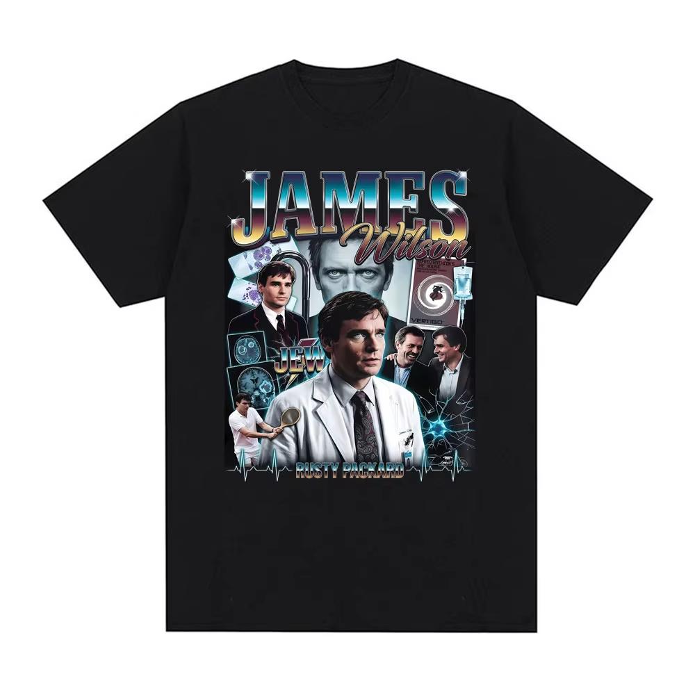

Dr James Wilson House MD T-shirts Men s Women Clothing Fashion Vintage T Shirt Casual Oversized High Quality T Shirts Streetwear S разноцветный