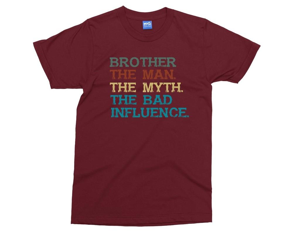 Brother Funny TShirt The Unisex Myth Legend Big Bro Gift Top Sibling Brothers Tee S