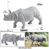Cross-Border Animal Toy Set: Sheep, Cow, Horse, Donkey, Goat, Poultry Plastic Models