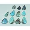 230Cts. Natural Shattuckite Pear Shape Cabochon Loose Gemstone 11 Pcs Lot C-3922
