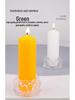 Smokeless Odorless Long-Lasting Emergency Candles: White, Yellow, Red, Thick Cylindrical for Holidays