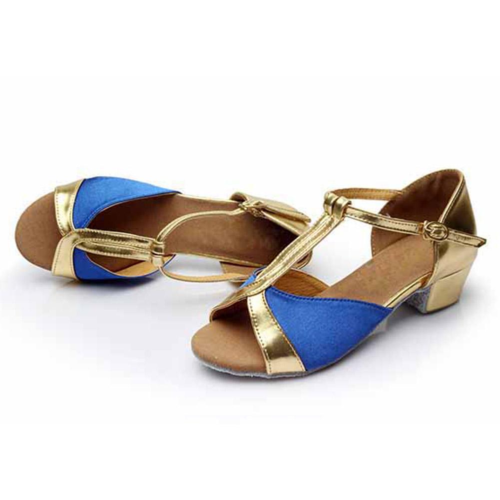 Nízký podpatek 3,5 cm pro dívky, děti, tango, latinskoamerické taneční boty, cvičné taneční boty
