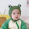 Warm Frog Knitted Hats Hip Hop Baby Children Beanie Caps Winter Autumn Hats  Newborn Toddler